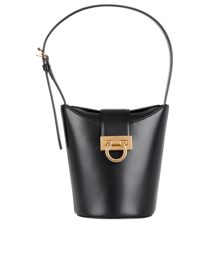 Trifolio Bucket, &pound;700, Handbags, Black, Leather, Front view